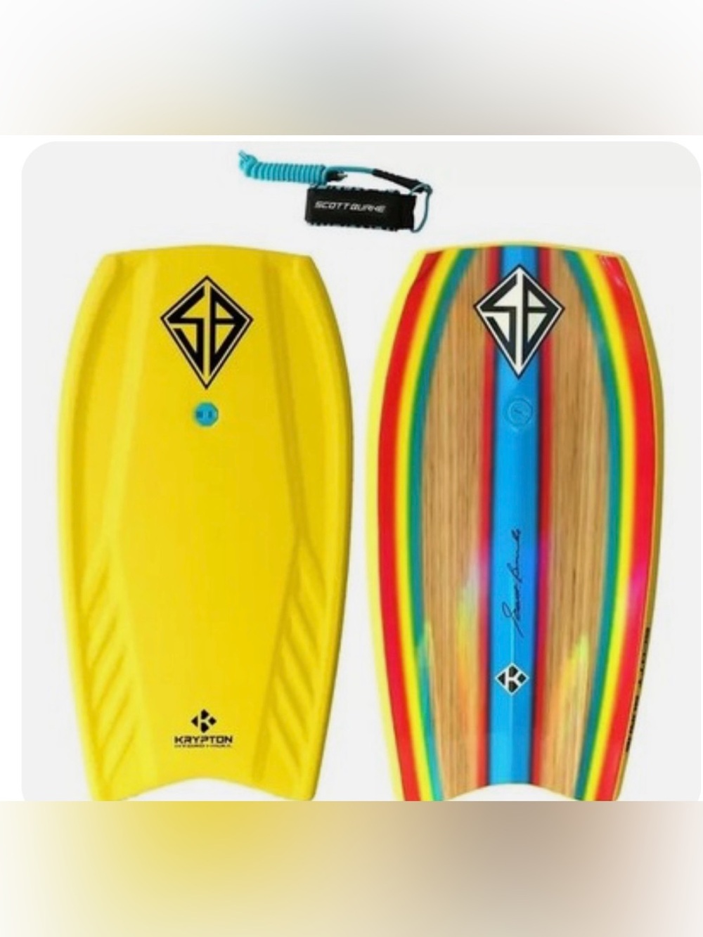 Scott Burke 42" Pro Krypton Boogie Board Watersports Bodyboard new